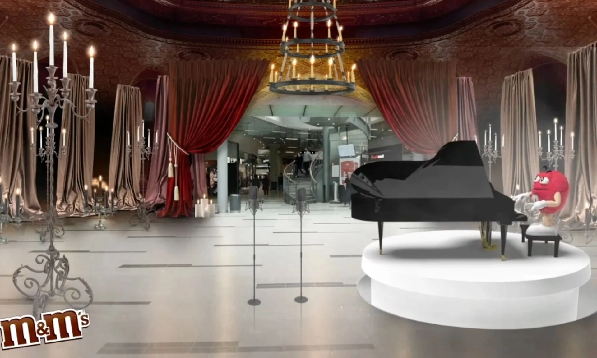 M&M's karaoke luxury activation room