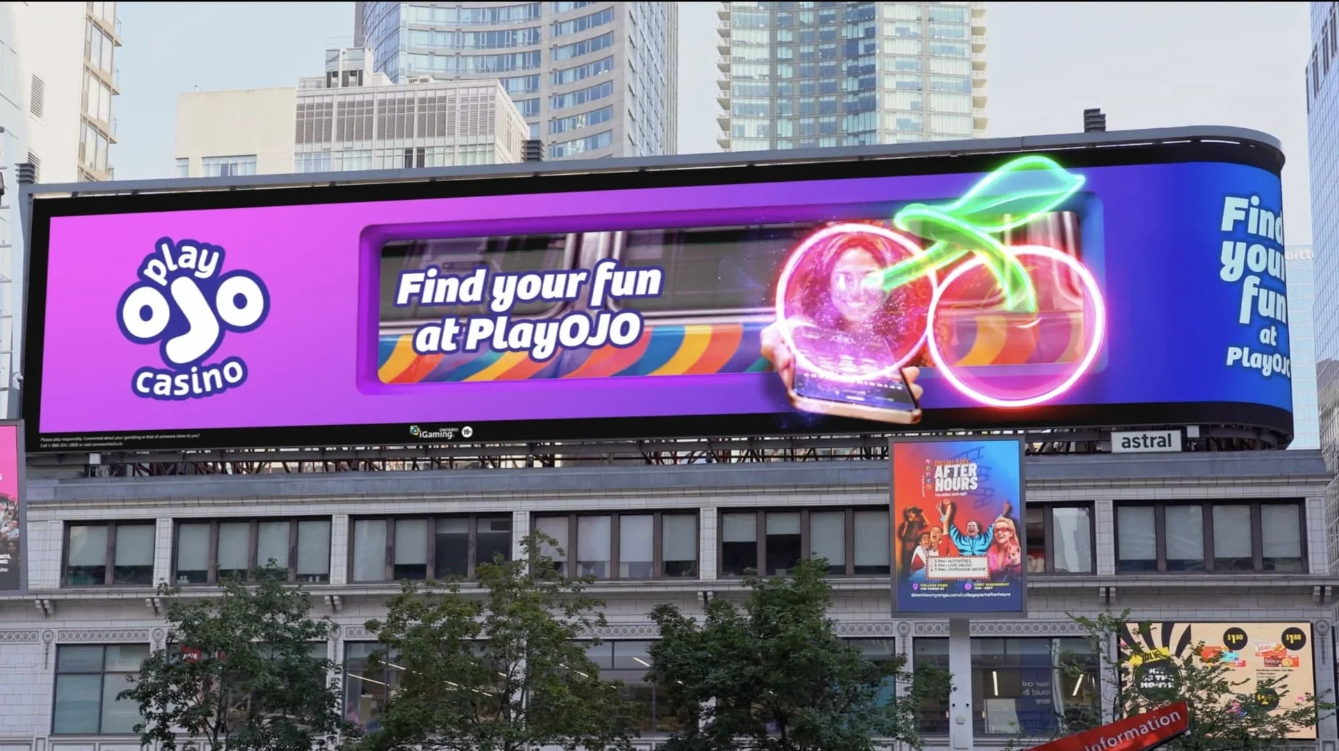 PlayOJO 3D connected TV campaign